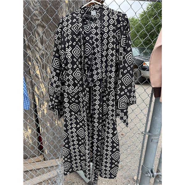 Robe and pants shirt, and belt size medium