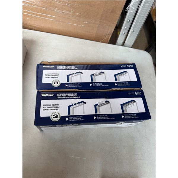 Number three fixed power door closers