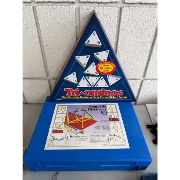 Magnetic discovery kit and other game