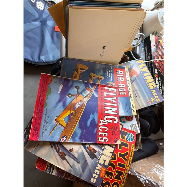 Flying magazines and