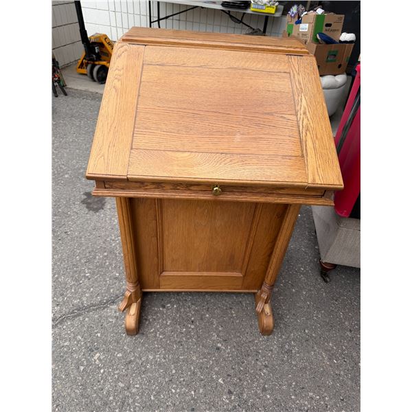 Podium stand with drawers on sides 24" x 22" x 39" tall bring it
