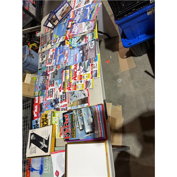 Model aircraft magazines, model, airplane, magazines, ship, and scale magazines, etc.