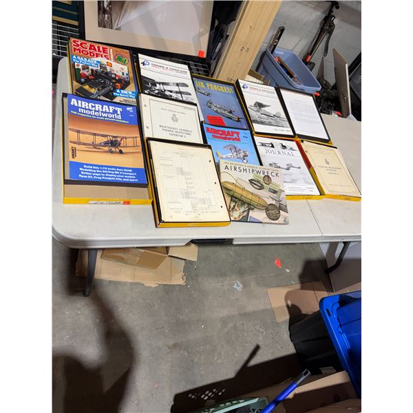 Aircraft model world, magazines, air, shipwreck book, American aviation, historical Society, journal