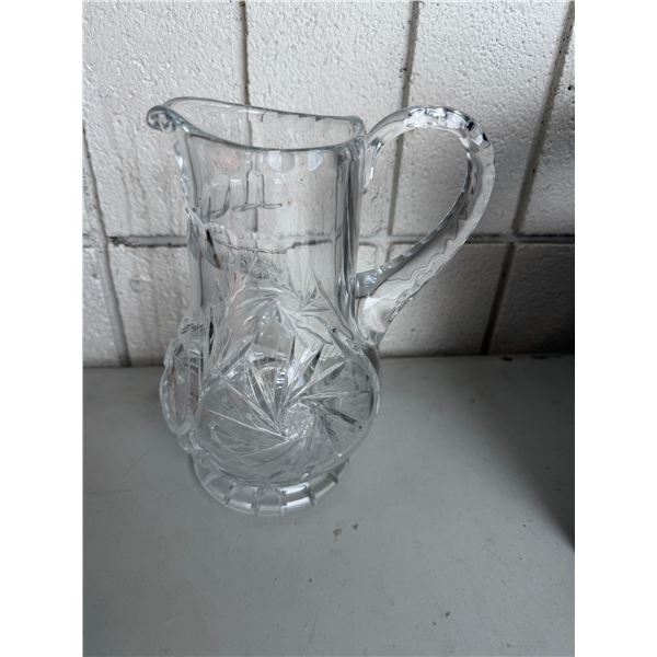 Crystal pitcher