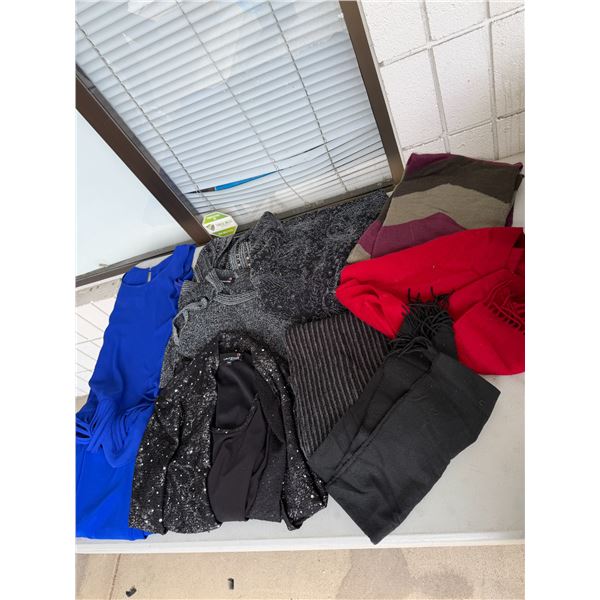 Ladies medium clothing, and scarves