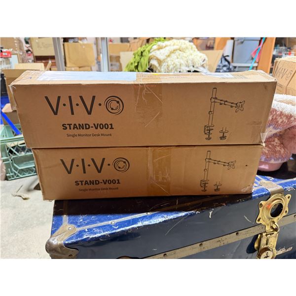 2 VIVO single monitor stands