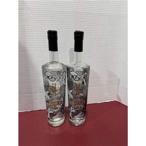 Forbidden spirits vodka must have valid ID 750 mil both are sealed one is about half full must have 