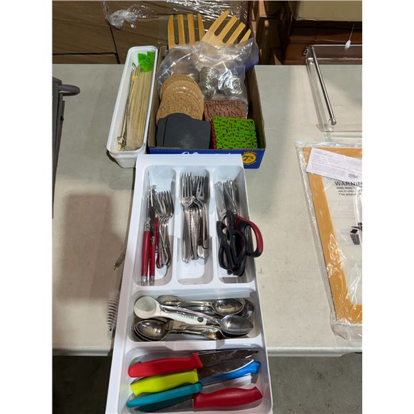 Kitchen, utensils and coasters, etc. skewers