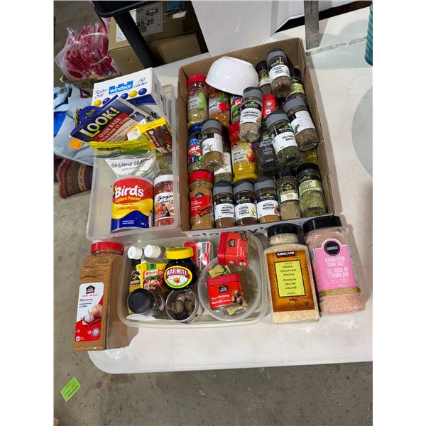 Assorted spices
