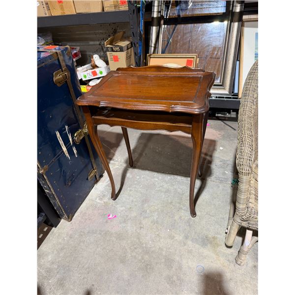 Entry/accent table/writing desk 23 inches of 15" x 30" tall