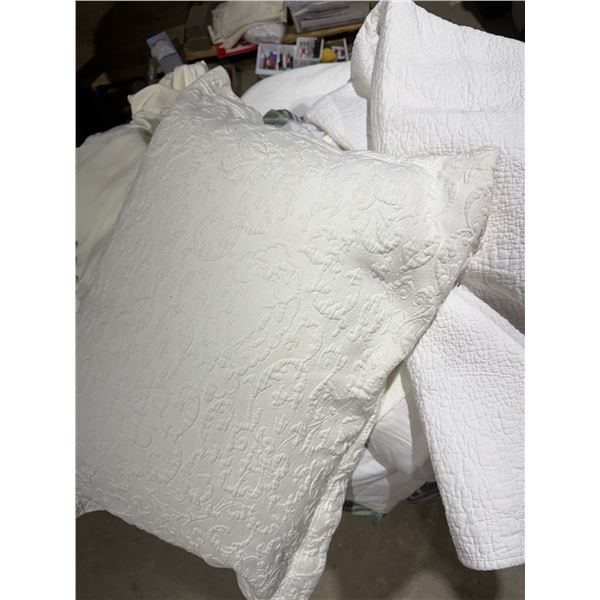 Sheets and comforters pillows, bedding