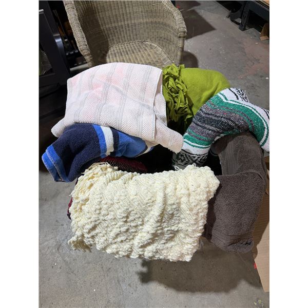 Towels and blankets