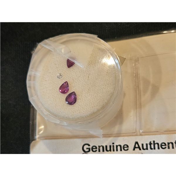 .75CT (TW) Ruby gemstones