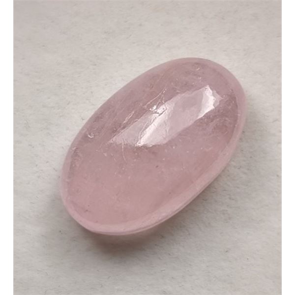 15.24 ct Certified Pink Morganite gemstone ($11,430 Appraisal)