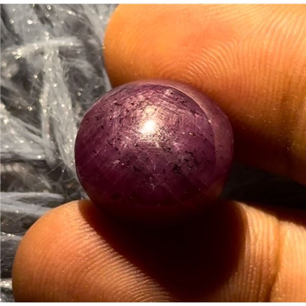 35.45 ct Certified Untreated Star Ruby gemstone ($33,650 Appraisal)