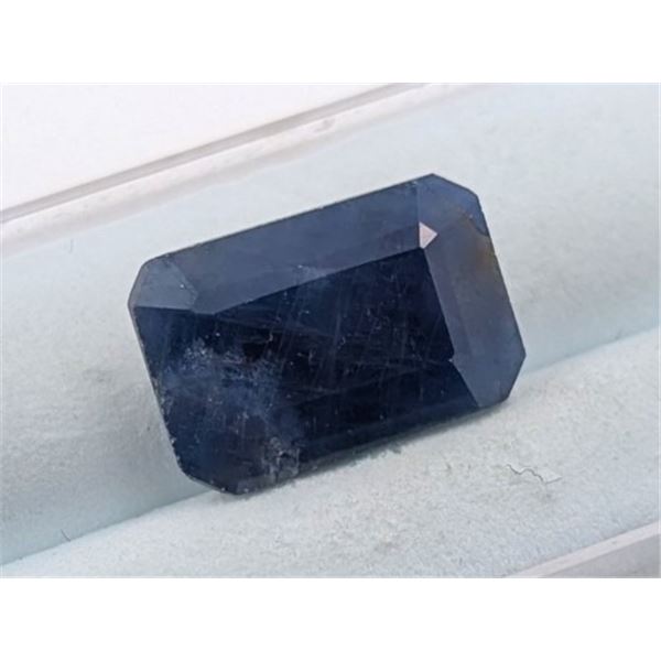 5.88 ct Certified Midnight Blue Sapphire gemstone Pair ($6,000 Appraisal)