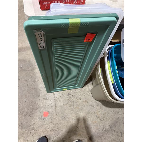 2 bins with lids