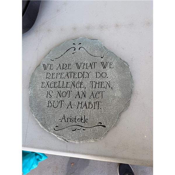 Garden stone