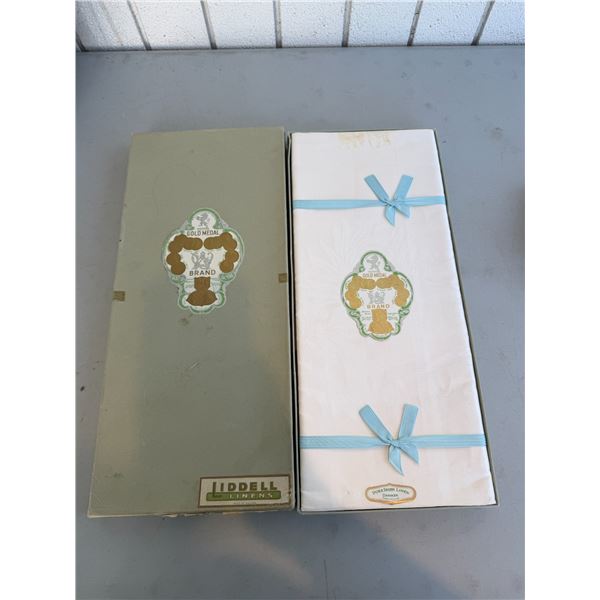 Vintage gold medal brand linens
