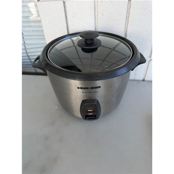 Black & Decker rice cooker, plus