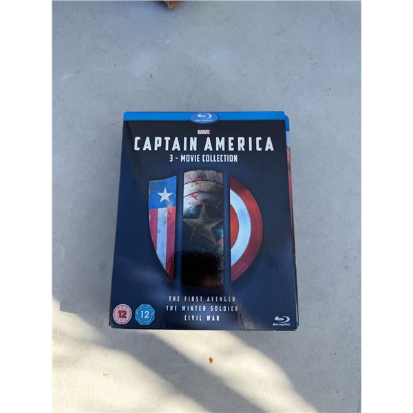 Marvel Captain America Blu-ray three movie collection