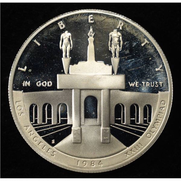 1984-S $1 COMMEM COLISENUM PR