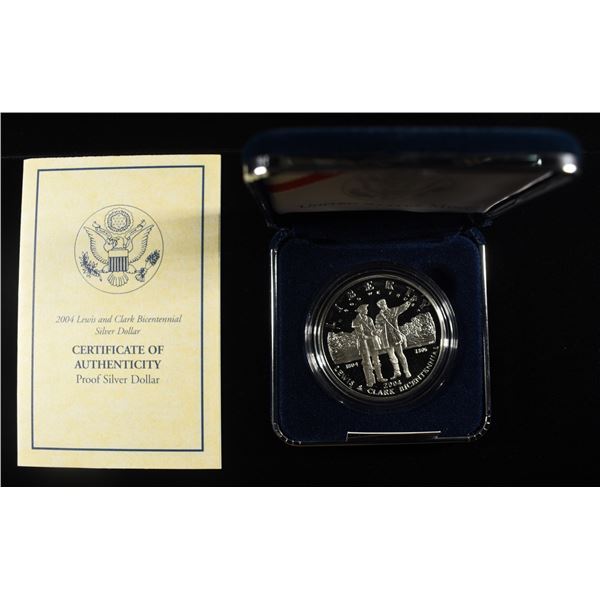 2004-P $1 COMMEM LEWIS & CLARK PROOF