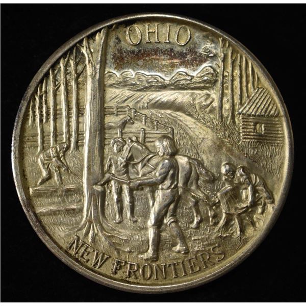 OHIO NEW FRONTIERS 92.5% SILVER ROUND