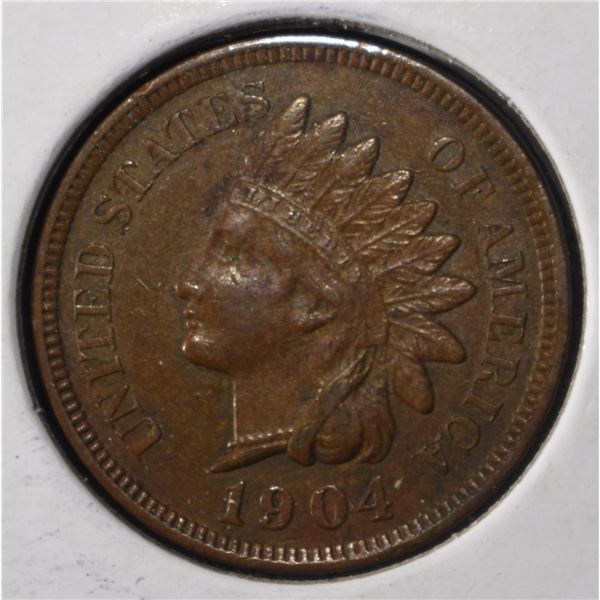 1904 INDIAN CENT CH UNC