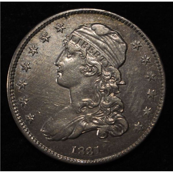 1831 CAPPED BUST QUARTER LOVELY ORIGINAL UNC