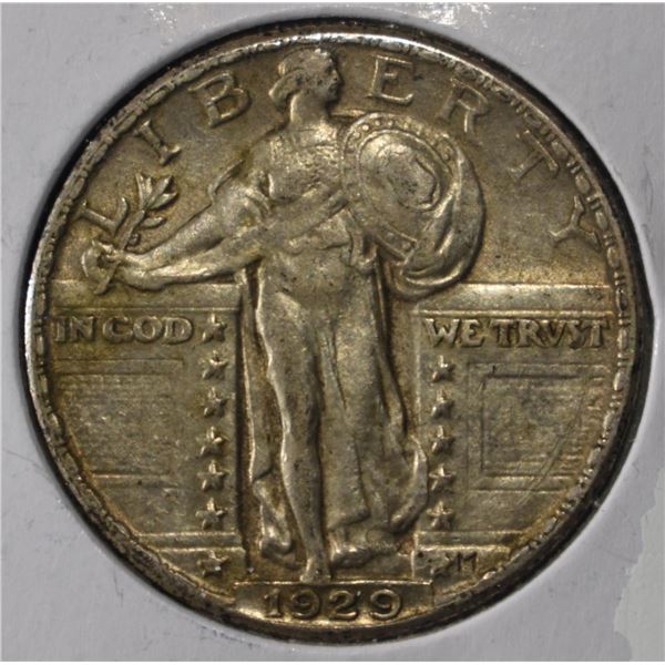 1929 STANDING LIBERTY QUARTER AU