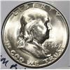 Image 1 : 1952-S FRANKLIN HALF DOLLAR GEM BU FBL