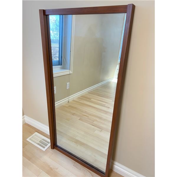 Vintage Wooden Wall Mirror