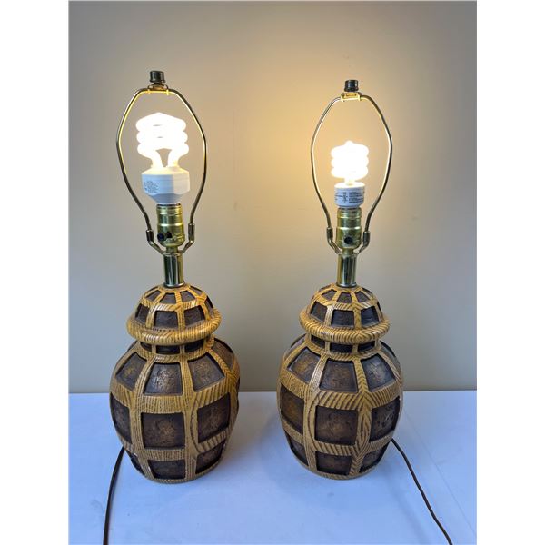 Pair of Unique Table Lamps