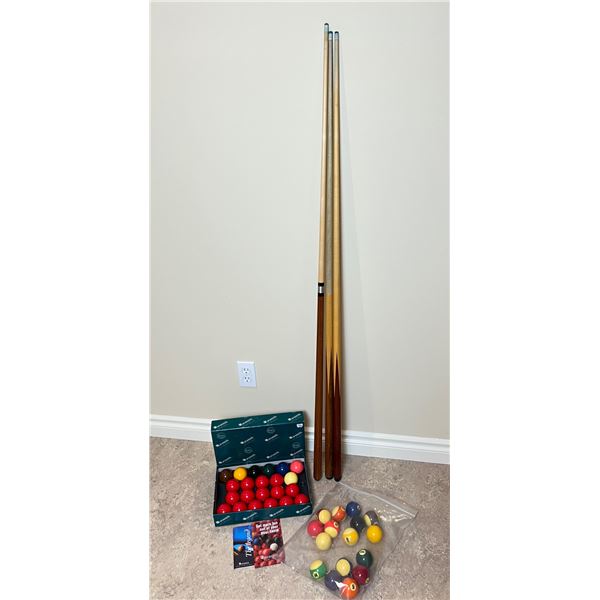Pool Cues & Balls