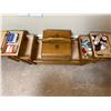 Image 2 : Wooden Sewing Box with Content