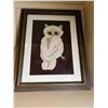 Image 1 : Embroidered Owl Artwork