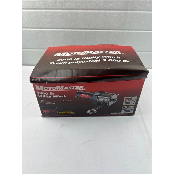 MotoMaster 3000lb Utility Winch
