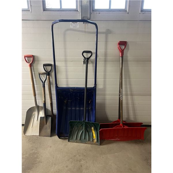 Variety of Shovels