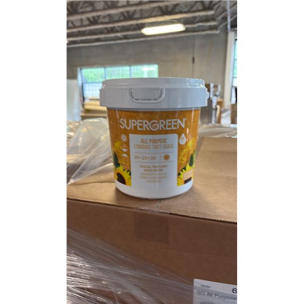 BOX OF 6 2KG SUPERGREEN ALL PURPOSE 20-20-20 NUTRIENTS