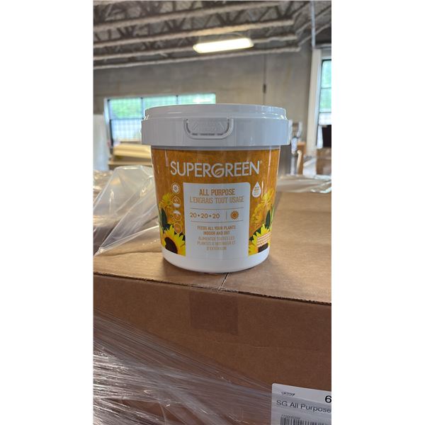 BOX OF 6 2KG SUPERGREEN ALL PURPOSE 20-20-20 NUTRIENTS
