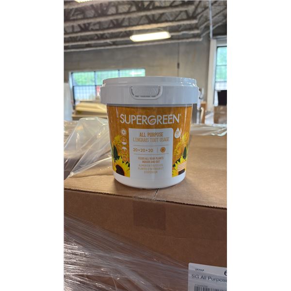 BOX OF 6 2KG SUPERGREEN ALL PURPOSE 20-20-20 NUTRIENTS