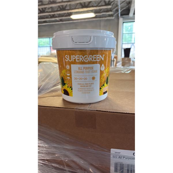 BOX OF 6 2KG SUPERGREEN ALL PURPOSE 20-20-20 NUTRIENTS