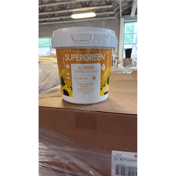 BOX OF 6 2KG SUPERGREEN ALL PURPOSE 20-20-20 NUTRIENTS