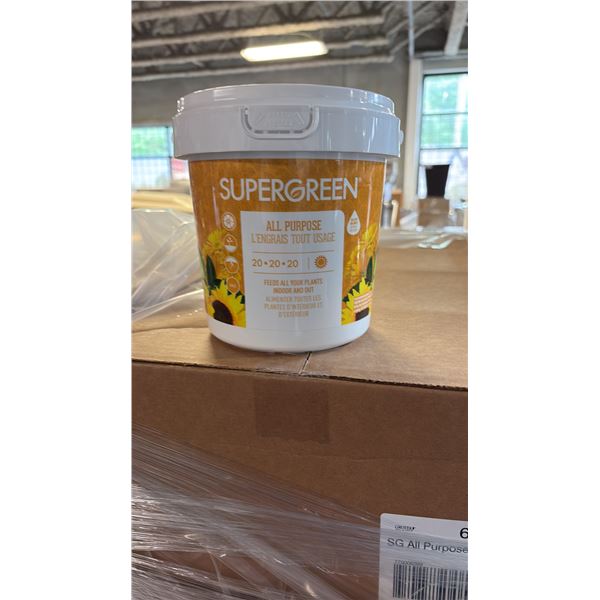 BOX OF 6 2KG SUPERGREEN ALL PURPOSE 20-20-20 NUTRIENTS