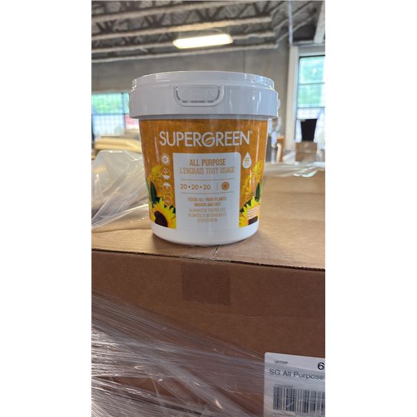 BOX OF 6 2KG SUPERGREEN ALL PURPOSE 20-20-20 NUTRIENTS
