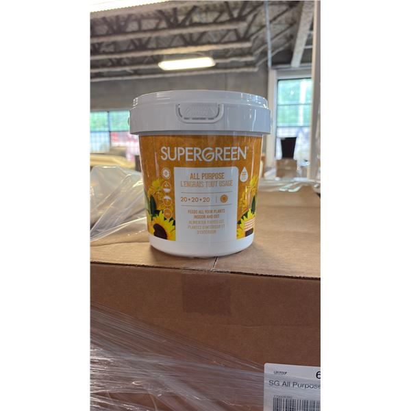 BOX OF 6 2KG SUPERGREEN ALL PURPOSE 20-20-20 NUTRIENTS