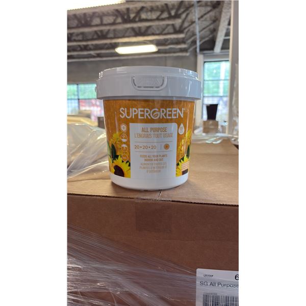 BOX OF 6 2KG SUPERGREEN ALL PURPOSE 20-20-20 NUTRIENTS