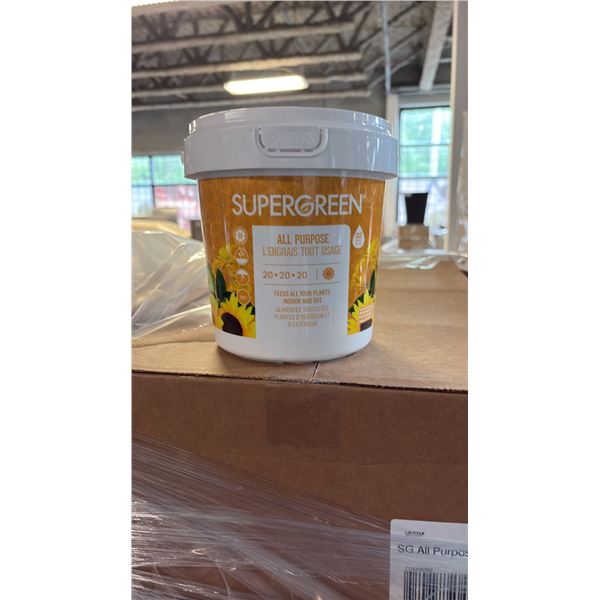 BOX OF 6 2KG SUPERGREEN ALL PURPOSE 20-20-20 NUTRIENTS