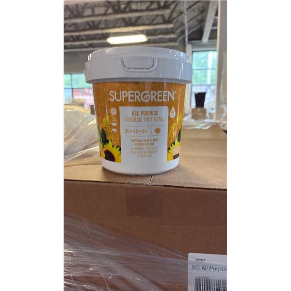 BOX OF 6 2KG SUPERGREEN ALL PURPOSE 20-20-20 NUTRIENTS